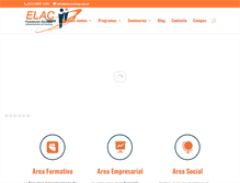 Tablet Screenshot of elacoaching.com.ar